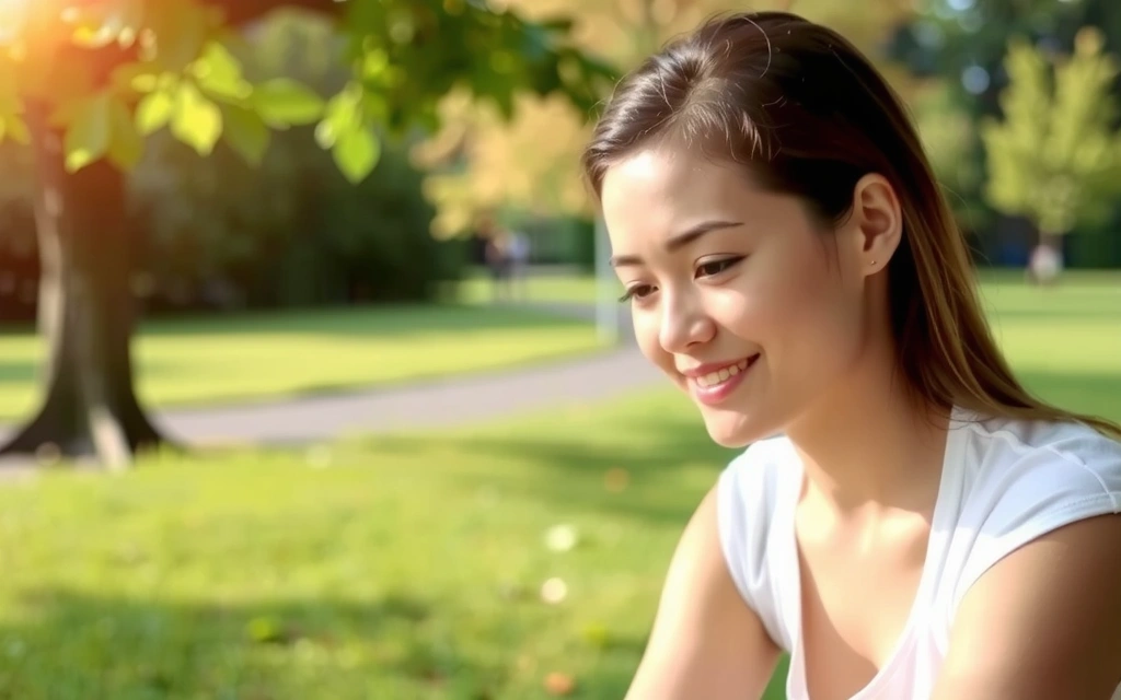 Persona che assorbe vitamina D dal sole