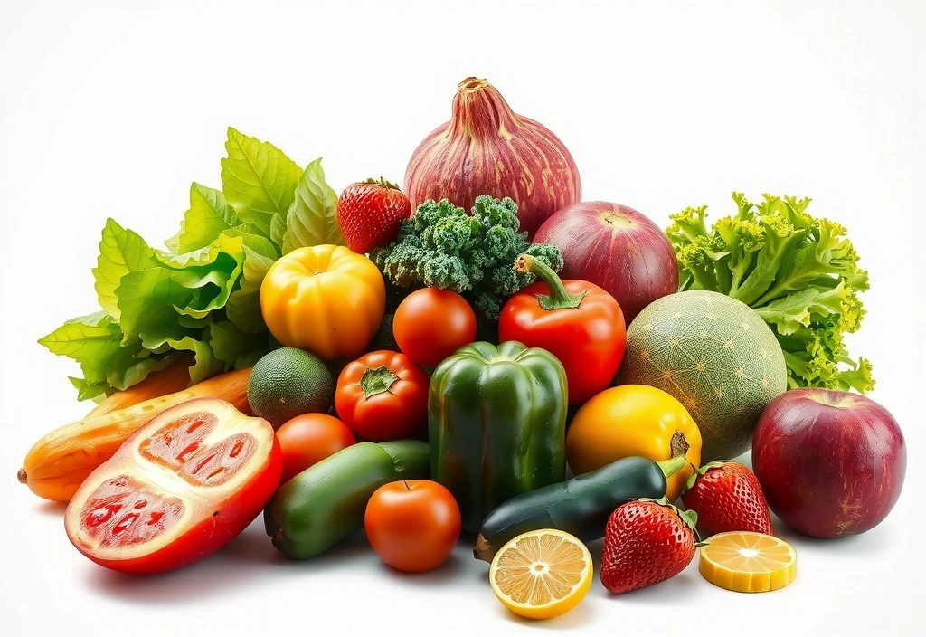 Frutta e verdura fresca per una dieta sana