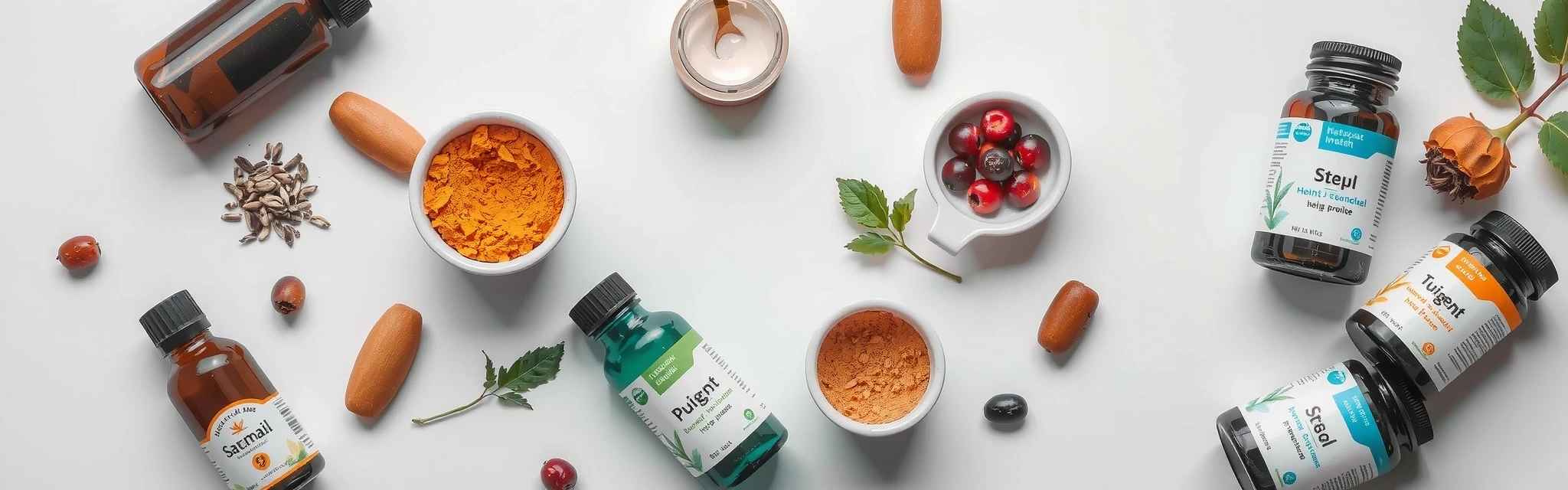 Assortimento di integratori naturali Operavitacx